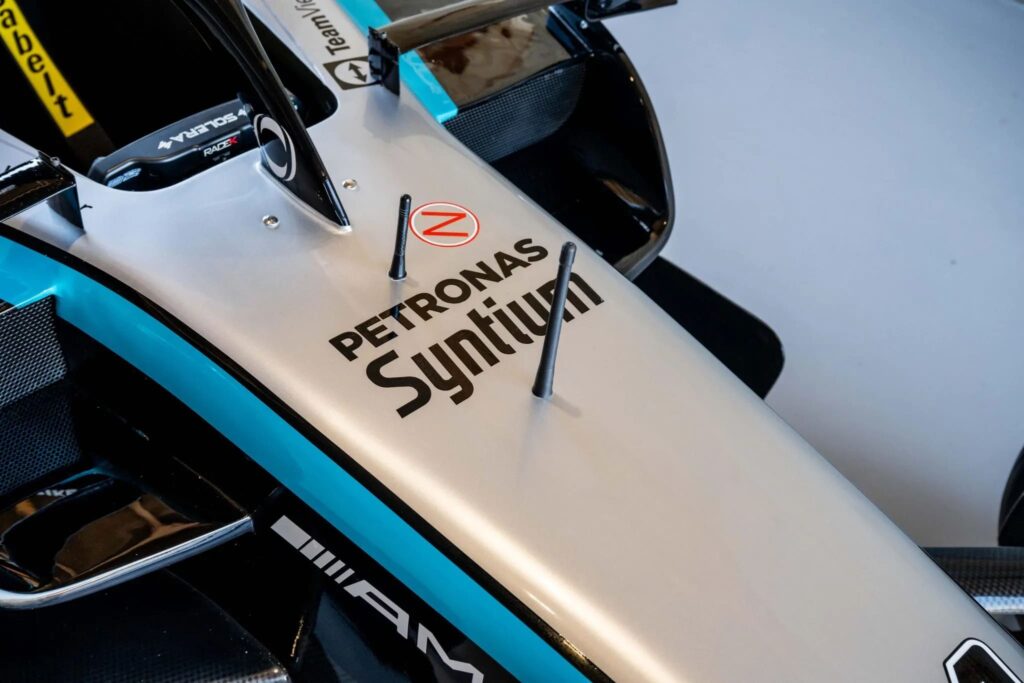 A life-sized replica of Lewis Hamilton’s 2024 F1 car is on sale for £20,000 in Dorset featuring carbon-fibre details, racing slicks and a full cockpit display.