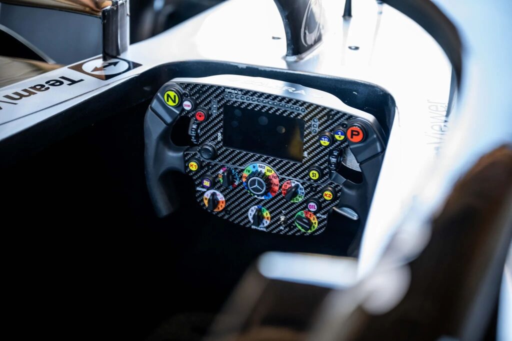 A life-sized replica of Lewis Hamilton’s 2024 F1 car is on sale for £20,000 in Dorset featuring carbon-fibre details, racing slicks and a full cockpit display.