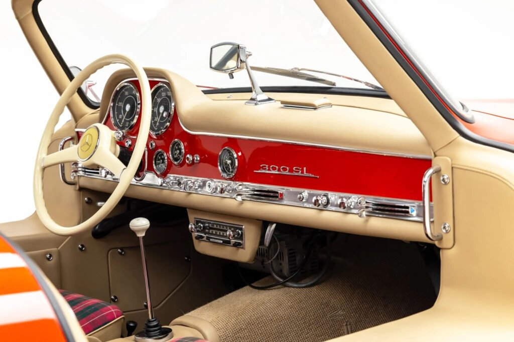Owned by former Northern Ireland PM Lord Terence O’Neill, this rare 1955 Mercedes-Benz 300SL Gullwing with just 3,000 miles is up for auction in stunning condition.