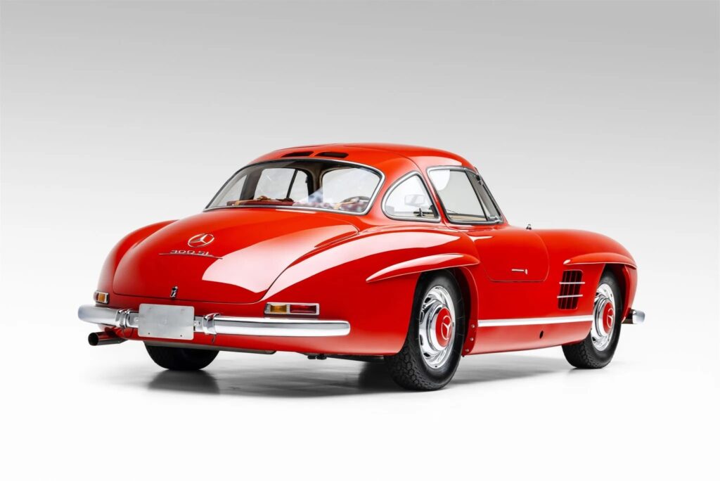Owned by former Northern Ireland PM Lord Terence O’Neill, this rare 1955 Mercedes-Benz 300SL Gullwing with just 3,000 miles is up for auction in stunning condition.