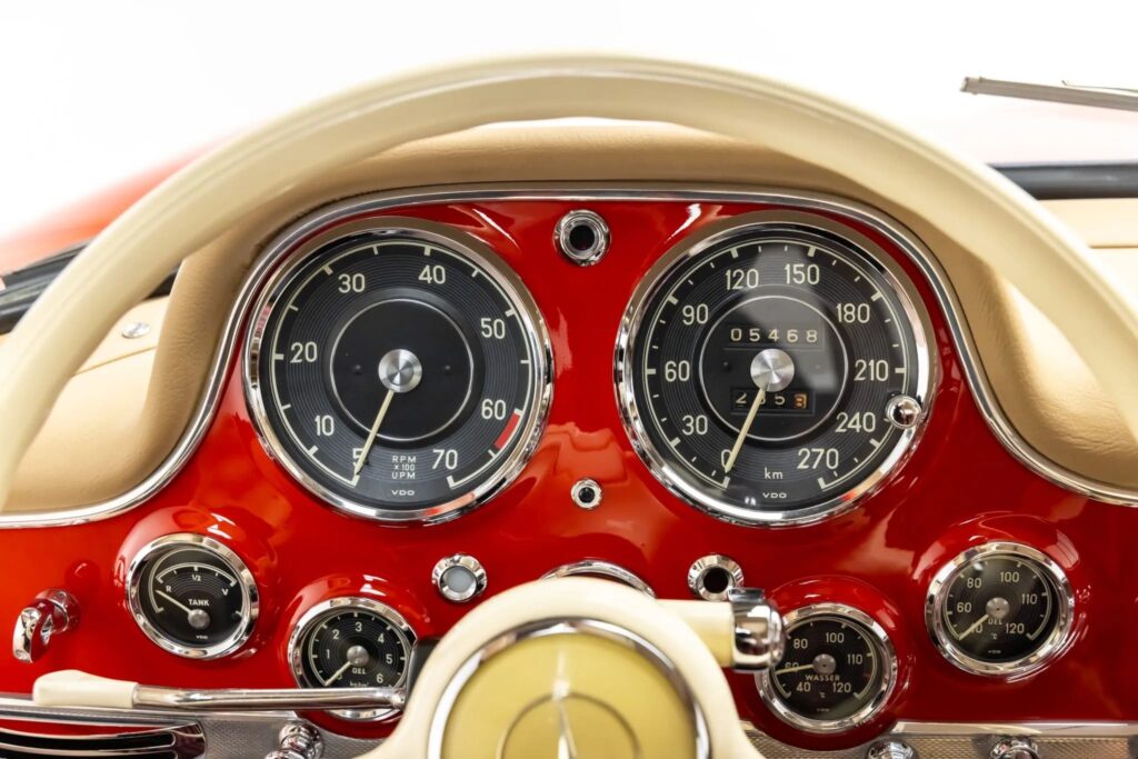 Owned by former Northern Ireland PM Lord Terence O’Neill, this rare 1955 Mercedes-Benz 300SL Gullwing with just 3,000 miles is up for auction in stunning condition.