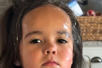 Mum stunned as toddler covers herself in bacon fat like skincare - hilarious moment goes viral with over 11M views as Nova’s greasy glow wins hearts online.