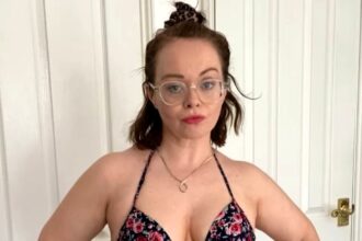 Mum goes viral for defying bikini body shame with hilarious self-love video – Riona O’Connor’s powerful message about embracing her post-baby belly wins hearts online.