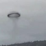 A mysterious black ring spotted in the sky over La Palma sparked UFO speculation, but experts say it was likely a vortex ring from fireworks or a small explosion.