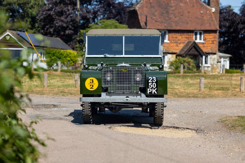 The oldest surviving military Land Rover from 1948, possibly used for bomb disposal, is now for sale at £75,000 after an award-winning restoration to original specs.