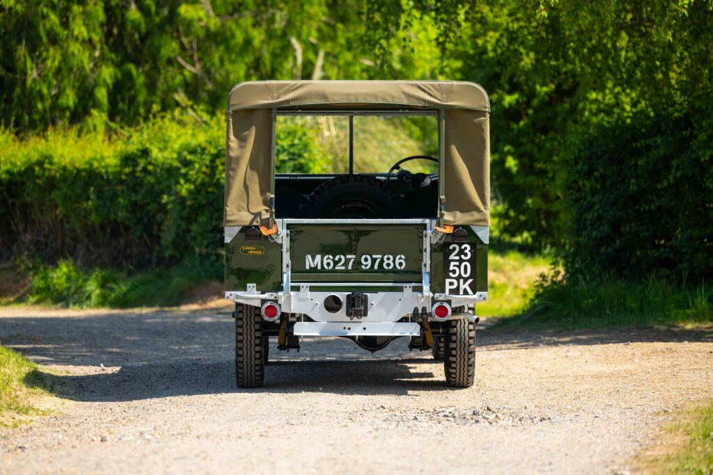 The oldest surviving military Land Rover from 1948, possibly used for bomb disposal, is now for sale at £75,000 after an award-winning restoration to original specs.