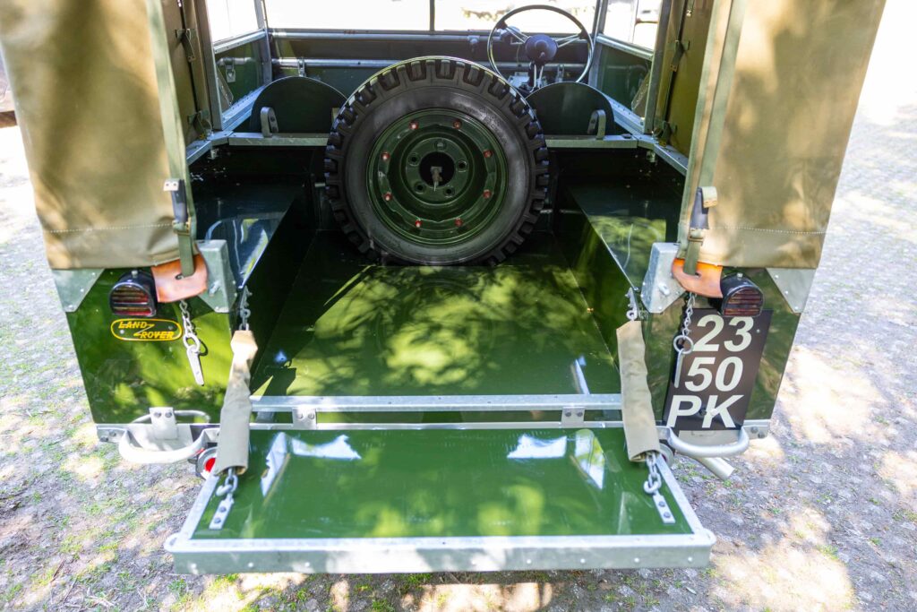 The oldest surviving military Land Rover from 1948, possibly used for bomb disposal, is now for sale at £75,000 after an award-winning restoration to original specs.