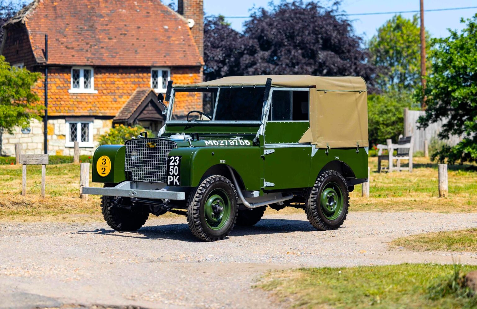 The oldest surviving military Land Rover from 1948, possibly used for bomb disposal, is now for sale at £75,000 after an award-winning restoration to original specs.