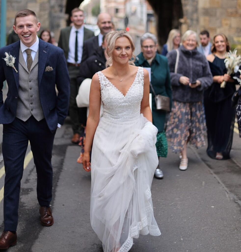 Savvy bride pulls off dream wedding for £3,800 by skipping cake, using text invites and DIY decor – proving you don’t need to spend a fortune for a magical day.