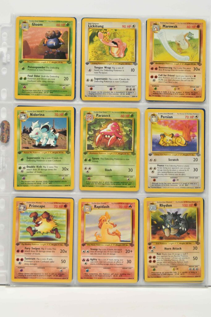 Rare Pokemon card sets sparked a global bidding war with 17 lots selling for over £17k including a Shining Charizard and first edition Neo Revelation and Base sets.