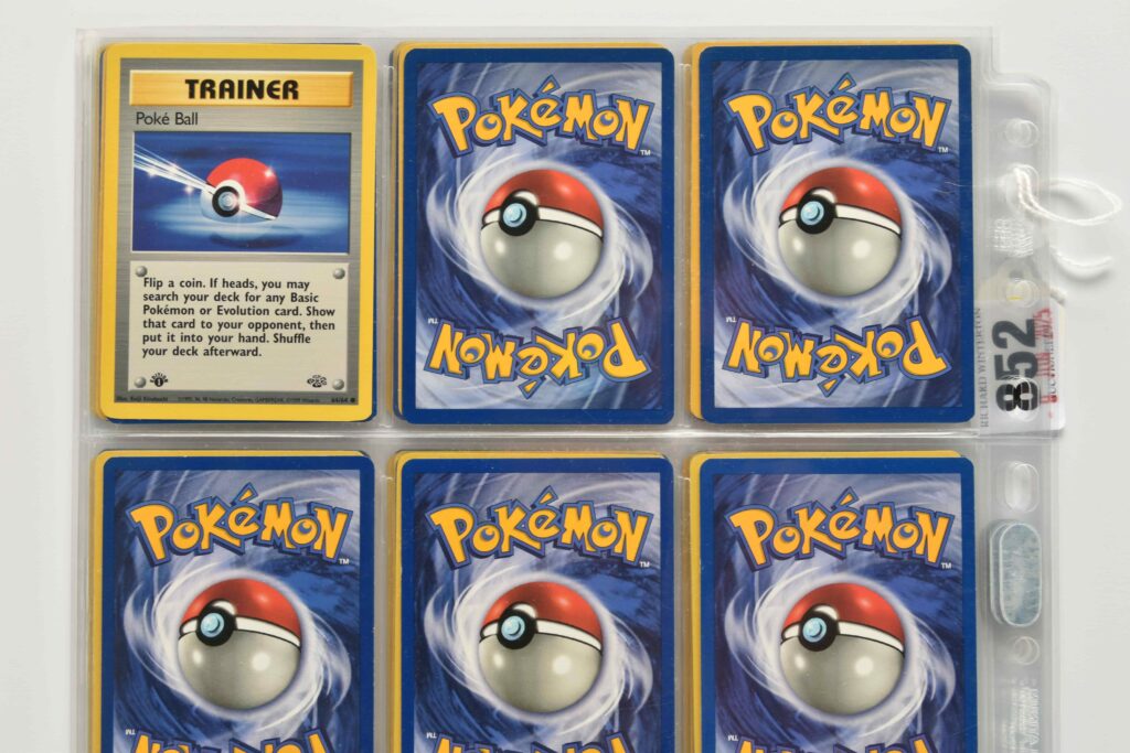 Rare Pokemon card sets sparked a global bidding war with 17 lots selling for over £17k including a Shining Charizard and first edition Neo Revelation and Base sets.
