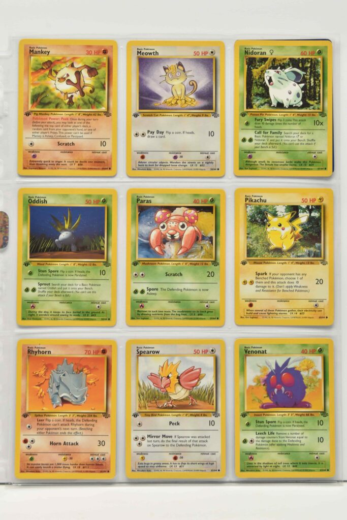 Rare Pokemon card sets sparked a global bidding war with 17 lots selling for over £17k including a Shining Charizard and first edition Neo Revelation and Base sets.