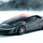 The one-off 2012 Bertone Nuccio, a 186mph V8 wedge-shaped supercar celebrating Bertone’s centenary, is now for sale at £425,000 via RM Sotheby’s sealed bid auction.