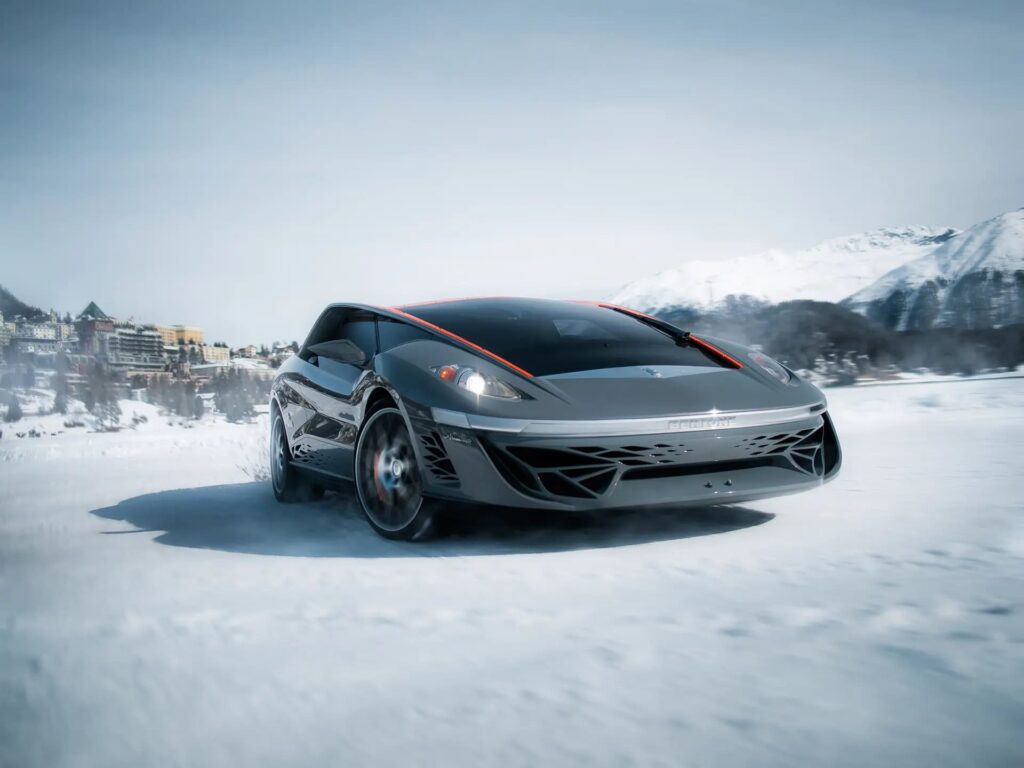The one-off 2012 Bertone Nuccio, a 186mph V8 wedge-shaped supercar celebrating Bertone’s centenary, is now for sale at £425,000 via RM Sotheby’s sealed bid auction.