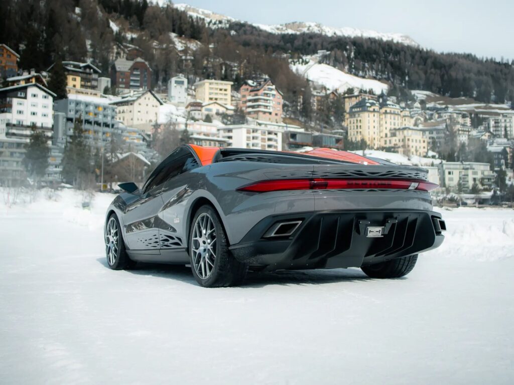 The one-off 2012 Bertone Nuccio, a 186mph V8 wedge-shaped supercar celebrating Bertone’s centenary, is now for sale at £425,000 via RM Sotheby’s sealed bid auction.