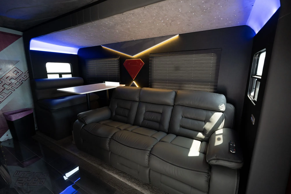 Shaquille O’Neal’s custom RV with a DJ station, arcade game and fireplace is up for grabs after bids hit £63,000 but failed to meet the reserve price.