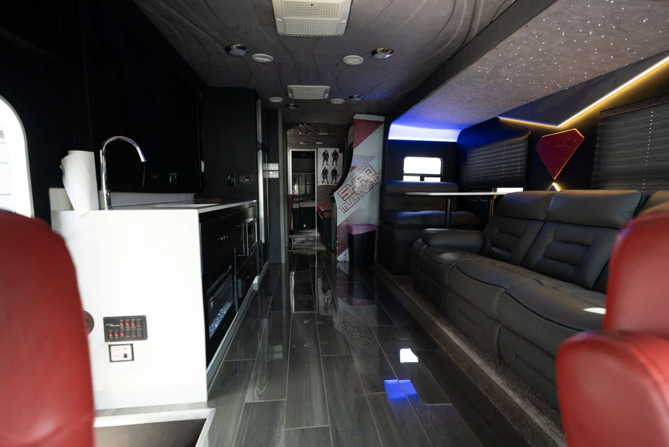 Shaquille O’Neal’s custom RV with a DJ station, arcade game and fireplace is up for grabs after bids hit £63,000 but failed to meet the reserve price.
