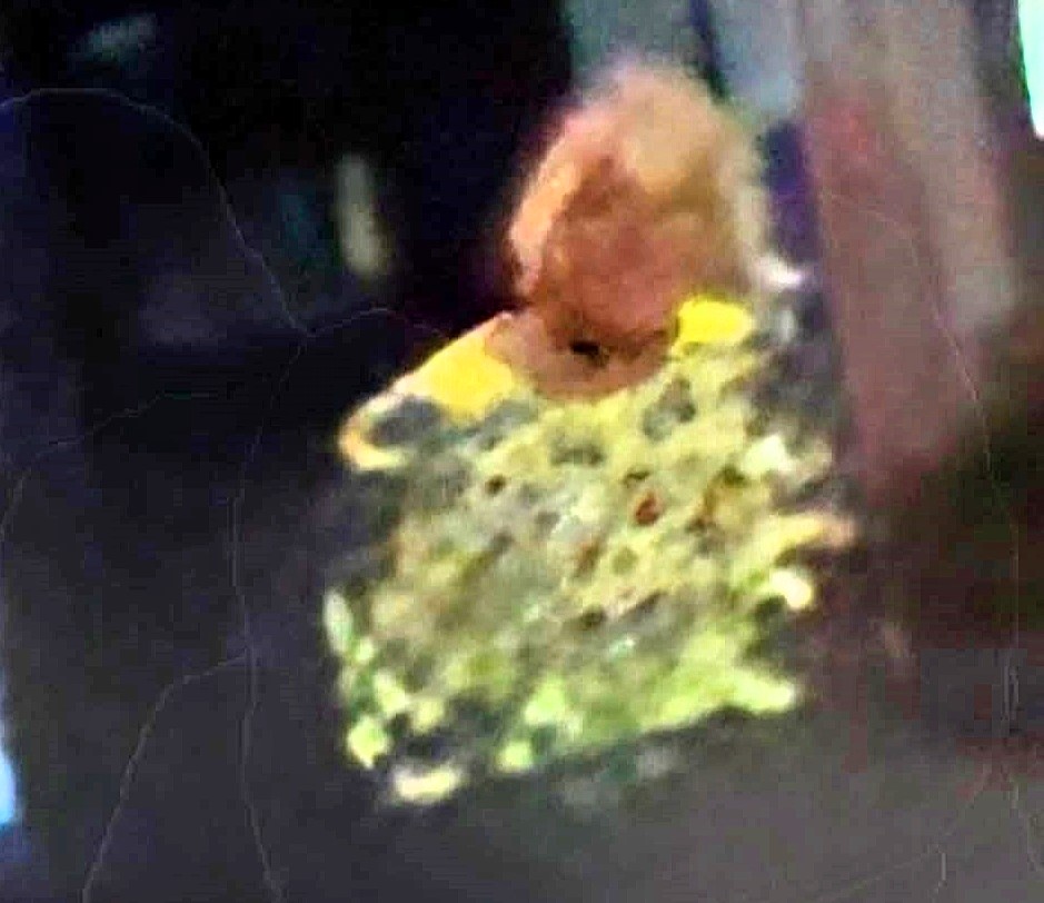 A couple captured a mysterious legless figure in a late-night selfie and joked it looked like Corrie’s Vera Duckworth, sparking debate online over whether it’s a ghost or a blur.