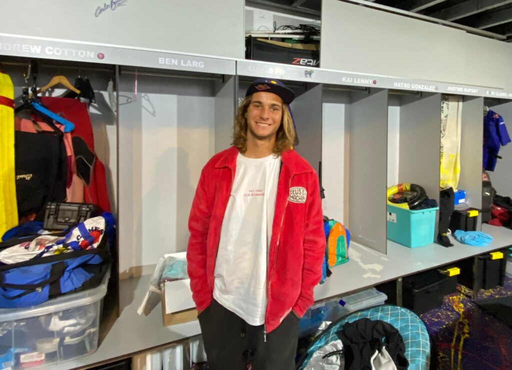 Robyn Larg, 18, becomes youngest British woman to surf Nazaré's 25ft waves in Portugal - joins brother Ben in conquering legendary Atlantic swells.