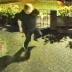A man named Stephen was hilariously chased by a tiny mouse around his Merseyside patio, with even his cat Rosie too scared to help, all caught on Ring doorbell footage.