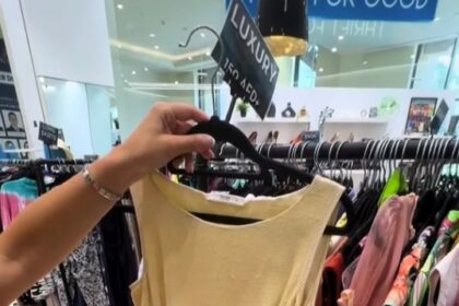 Thrifty Brit finds £1,500 Prada dress for £199 in Dubai charity shop - stunned by designer bargains in millionaire hotspot supporting eco-friendly fashion.