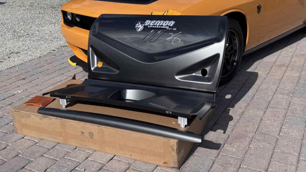 Kevin Hart’s custom 2023 Dodge Challenger SRT Demon 170 with just 24 miles and 1,025hp is up for auction, with bids soaring to £300k for the Cream Sickle one-off.