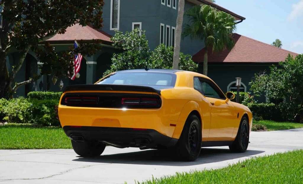 Kevin Hart’s custom 2023 Dodge Challenger SRT Demon 170 with just 24 miles and 1,025hp is up for auction, with bids soaring to £300k for the Cream Sickle one-off.
