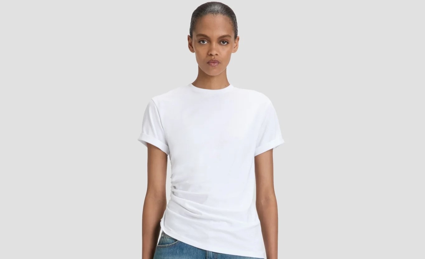 Victoria Beckham’s £540 outfit is being mocked for resembling Homer Simpson’s iconic look, with shoppers joking the white tee and blue jeans mirror the cartoon dad’s style.