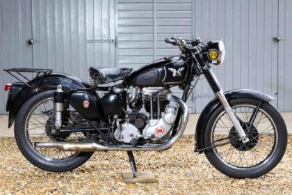 Bud Ekins’s 1952 Matchless G80S motorbike, once ridden by Steve McQueen’s legendary stunt double, is heading to auction for £6,000 as a rare piece of racing history.