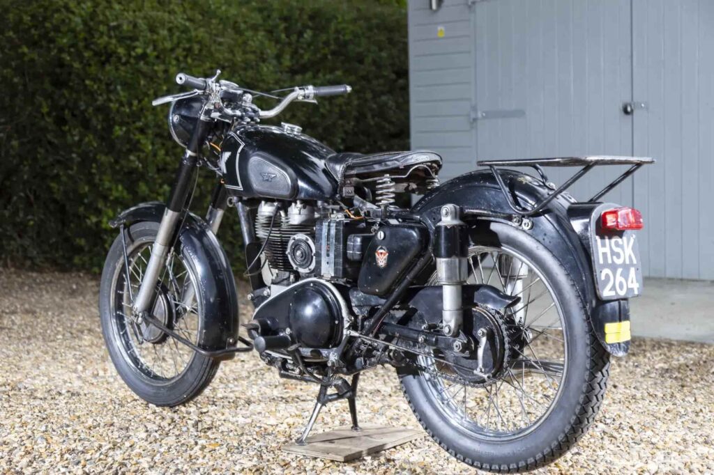 Bud Ekins’s 1952 Matchless G80S motorbike, once ridden by Steve McQueen’s legendary stunt double, is heading to auction for £6,000 as a rare piece of racing history.