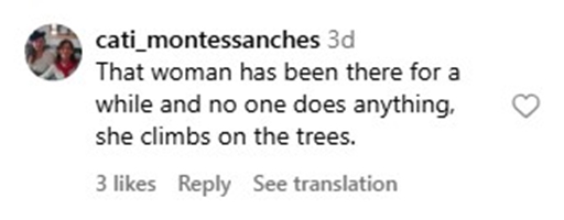 Social media comment on the post of A woman was filmed dangerously crossing Spain's A7 motorway instead of using a nearby footbridge - locals say she does it often and fear a serious accident is imminent.