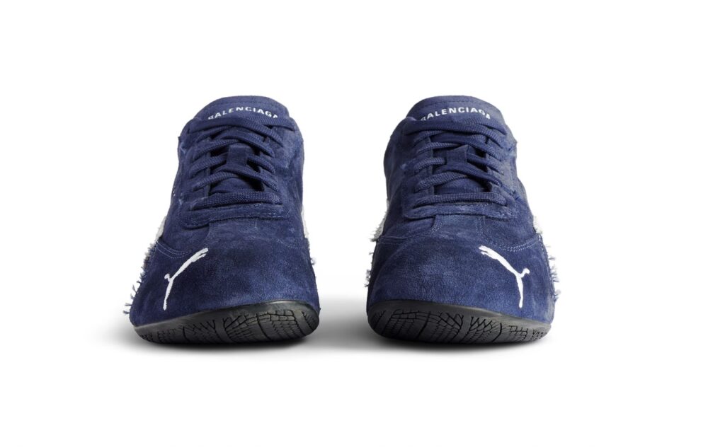 Balenciaga faces backlash for selling distressed Puma Speedcat trainers for £520, nearly ten times the price of the originals, sparking outrage over fashion excess.