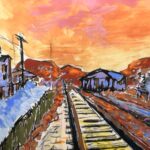 Rare Bob Dylan artworks from 1970s go to auction for up to £50,000 - iconic Side Tracks piece leads collection, with signed guitar and travel-inspired paintings also on sale.