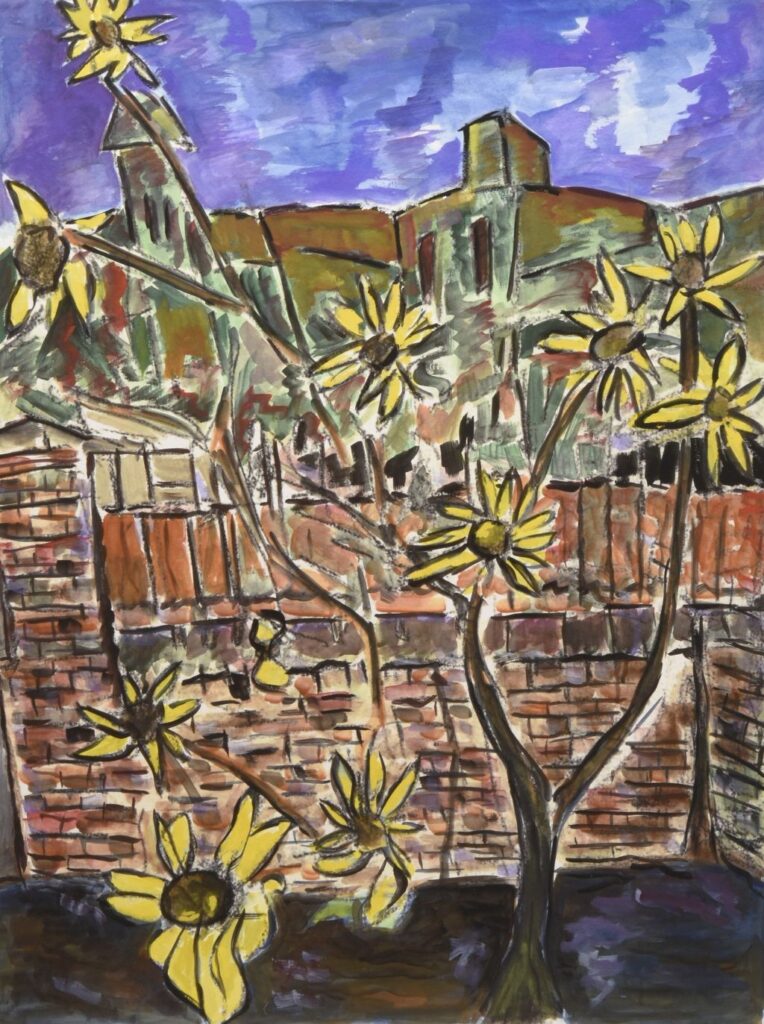 Rare Bob Dylan artworks from the 1970s to his Drawn Blank and Brazil Series sold for less than expected, but drew global interest at Halls Fine Art auction in Shropshire.