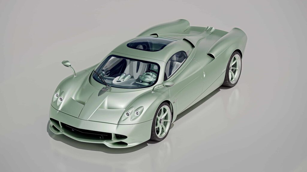 The £2.5m Pagani Huayra Codalunga Speedster hits 217mph with V12 power, mint green styling, and ultra-rare exclusivity as only 10 handcrafted models will be built.