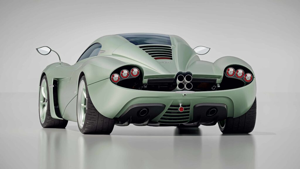 The £2.5m Pagani Huayra Codalunga Speedster hits 217mph with V12 power, mint green styling, and ultra-rare exclusivity as only 10 handcrafted models will be built.
