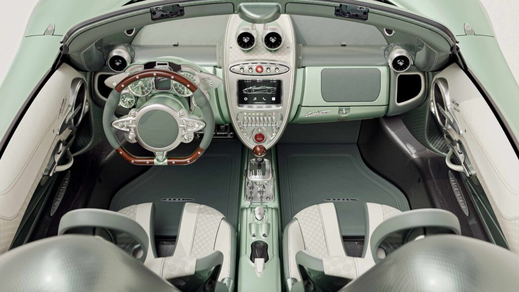 The £2.5m Pagani Huayra Codalunga Speedster hits 217mph with V12 power, mint green styling, and ultra-rare exclusivity as only 10 handcrafted models will be built.