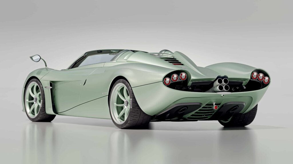 The £2.5m Pagani Huayra Codalunga Speedster hits 217mph with V12 power, mint green styling, and ultra-rare exclusivity as only 10 handcrafted models will be built.