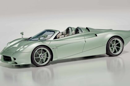 The £2.5m Pagani Huayra Codalunga Speedster hits 217mph with V12 power, mint green styling, and ultra-rare exclusivity as only 10 handcrafted models will be built.