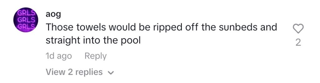 Social media comment on the post of Mum-of-six sparks outrage by reserving nine sunbeds before breakfast on family holiday in Fuerteventura as furious Brits slam her controversial poolside tactic.