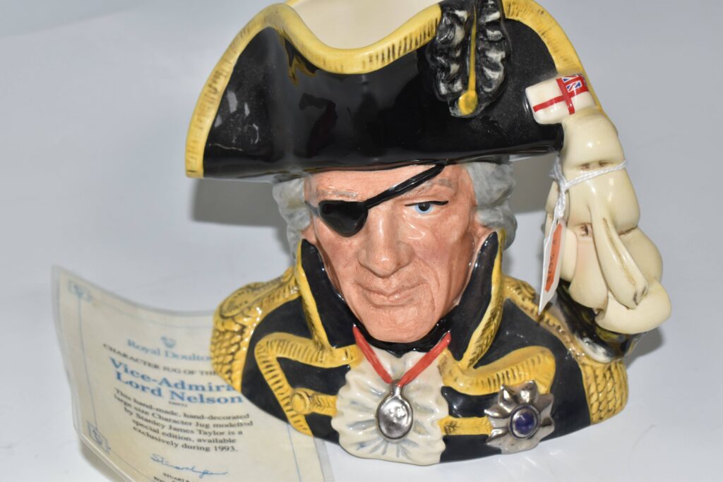 Over 300 rare character and Toby jugs collected over 25 years are up for auction in Lichfield, showcasing royalty, legends, and entertainers from across the centuries.