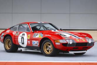 A rare 1973 Ferrari Daytona that raced at Le Mans and Daytona could fetch up to \$10m at auction, boasting elite pedigree, restoration acclaim and 450 hp racing power.
