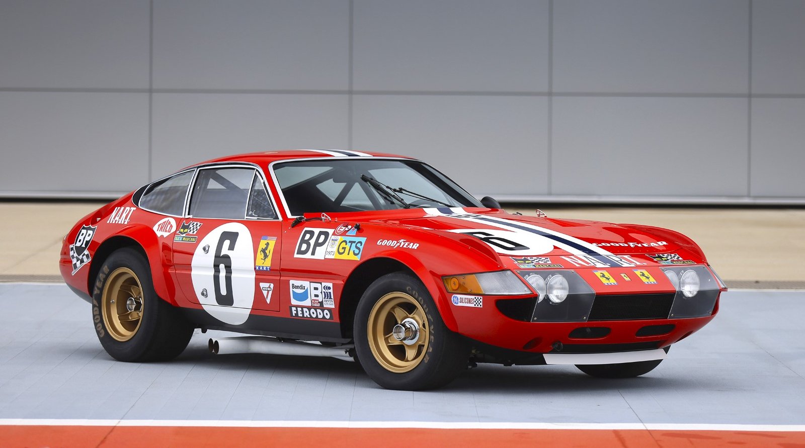Classic 70s Ferrari race car that competed in Le Mans and Daytona goes ...