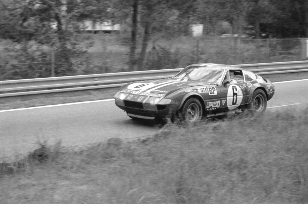 A rare 1973 Ferrari Daytona that raced at Le Mans and Daytona could fetch up to \$10m at auction, boasting elite pedigree, restoration acclaim and 450 hp racing power.