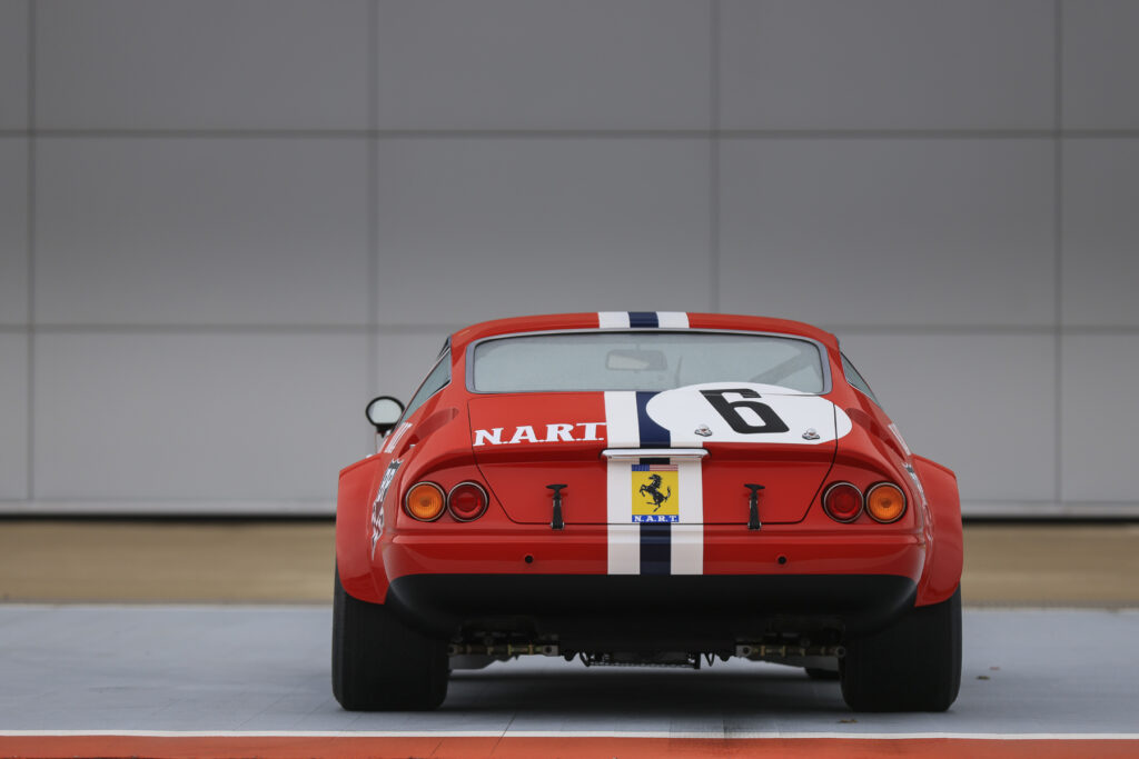 A rare 1973 Ferrari Daytona that raced at Le Mans and Daytona could fetch up to \$10m at auction, boasting elite pedigree, restoration acclaim and 450 hp racing power.