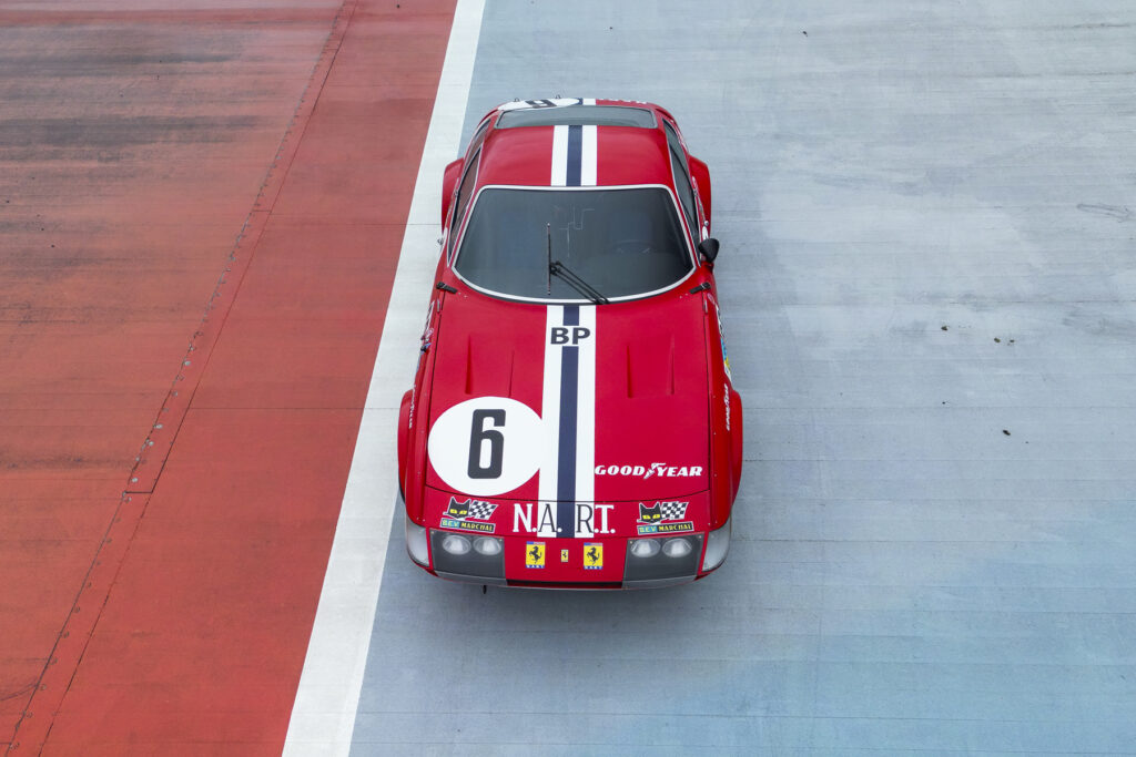 A rare 1973 Ferrari Daytona that raced at Le Mans and Daytona could fetch up to \$10m at auction, boasting elite pedigree, restoration acclaim and 450 hp racing power.