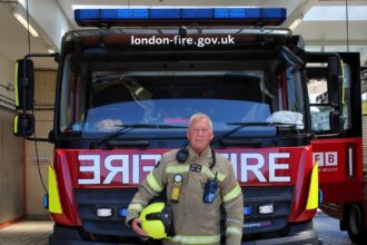 Veteran firefighter Malcolm McCarthy retires after nearly 46 years with London Fire Brigade – served at major incidents and witnessed decades of change in the service.