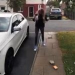 Woman drops Greggs pizza slice inches from home in Ring cam fail - £2.40 lunch lands cheese-side down, only to be scooped up by cheeky seagull moments later.