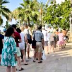 A Brit family in Spain compared their hotel’s sunbed rush to the Hunger Games as guests queued early, jumped fences and threw towels to claim loungers at Hotel Triton.