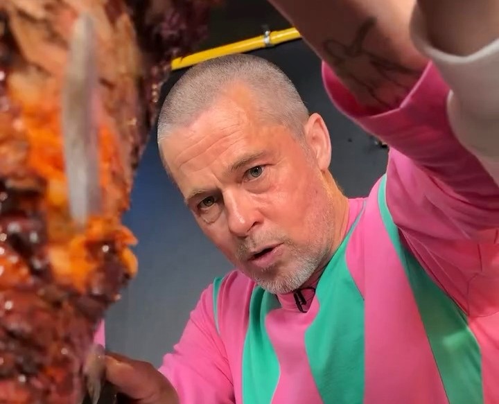 Brad Pitt flips tacos and topples a meat spit in viral skit with F1 movie co-stars and Mexican chefs, as fans go wild over the fun-filled promo in Mexico.